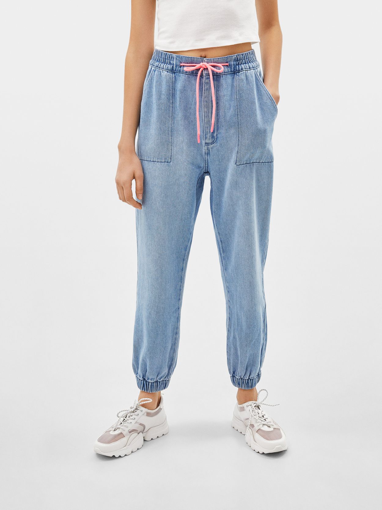 

Джинсы Bershka 00006534428  Голубые, Джинсы Bershka 00006534428 S Голубые