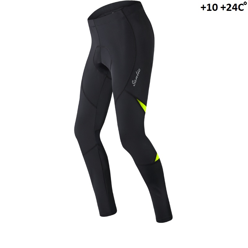 

Велоштаны мужские Santic Pro XXL Black/Green L1906XXL