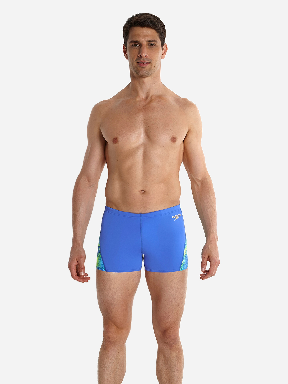 

Плавки Speedo Colourstorm Allover Curve Panel Aquashort 809196A827 30UK Синие