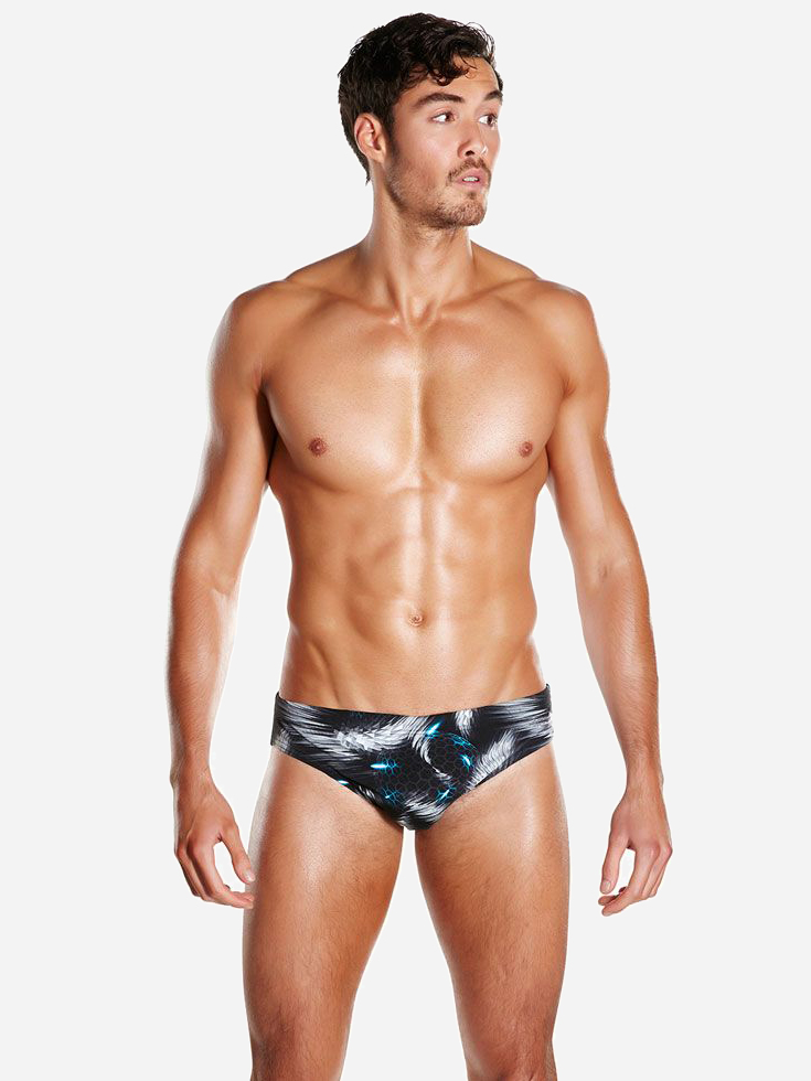 

Плавки Speedo Allover Digital 7cm Brief 809739B743 34UK Черные