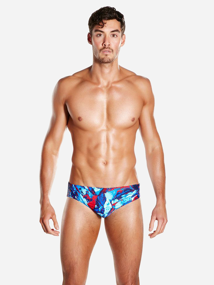 

Плавки Speedo Allover 7cm Brief 809739B876 34UK Синие