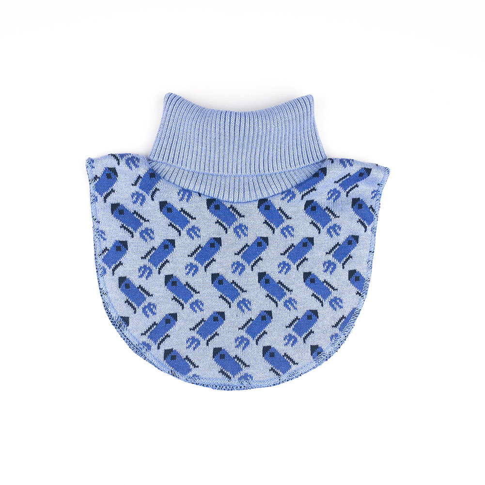 

Зимняя Манишка Спейс + флис 46-54см 01796 Голубой с фиолетом Talvi