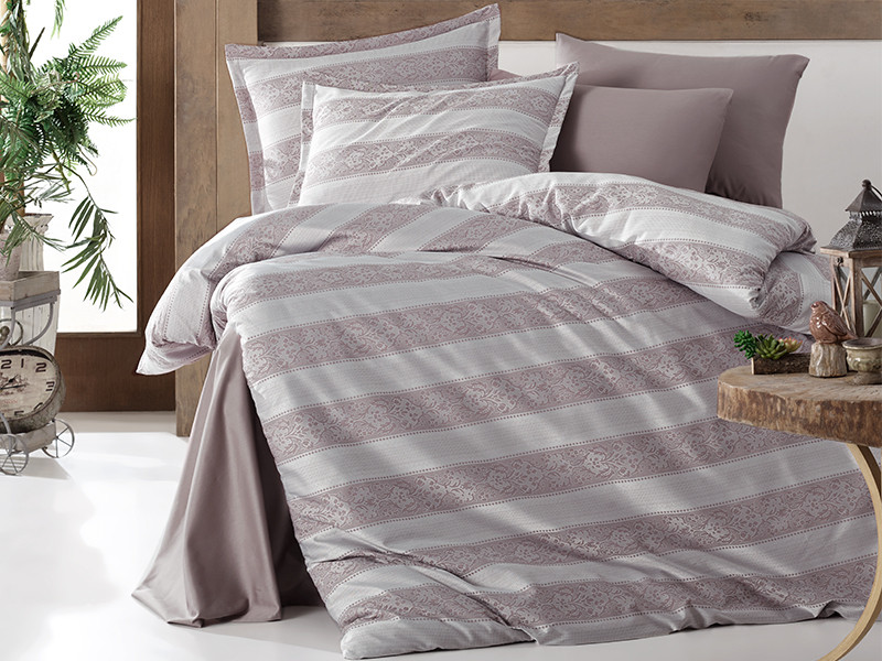 

Комплект постельного белья Clasy Satin Jacquard Patara V1 200х220)