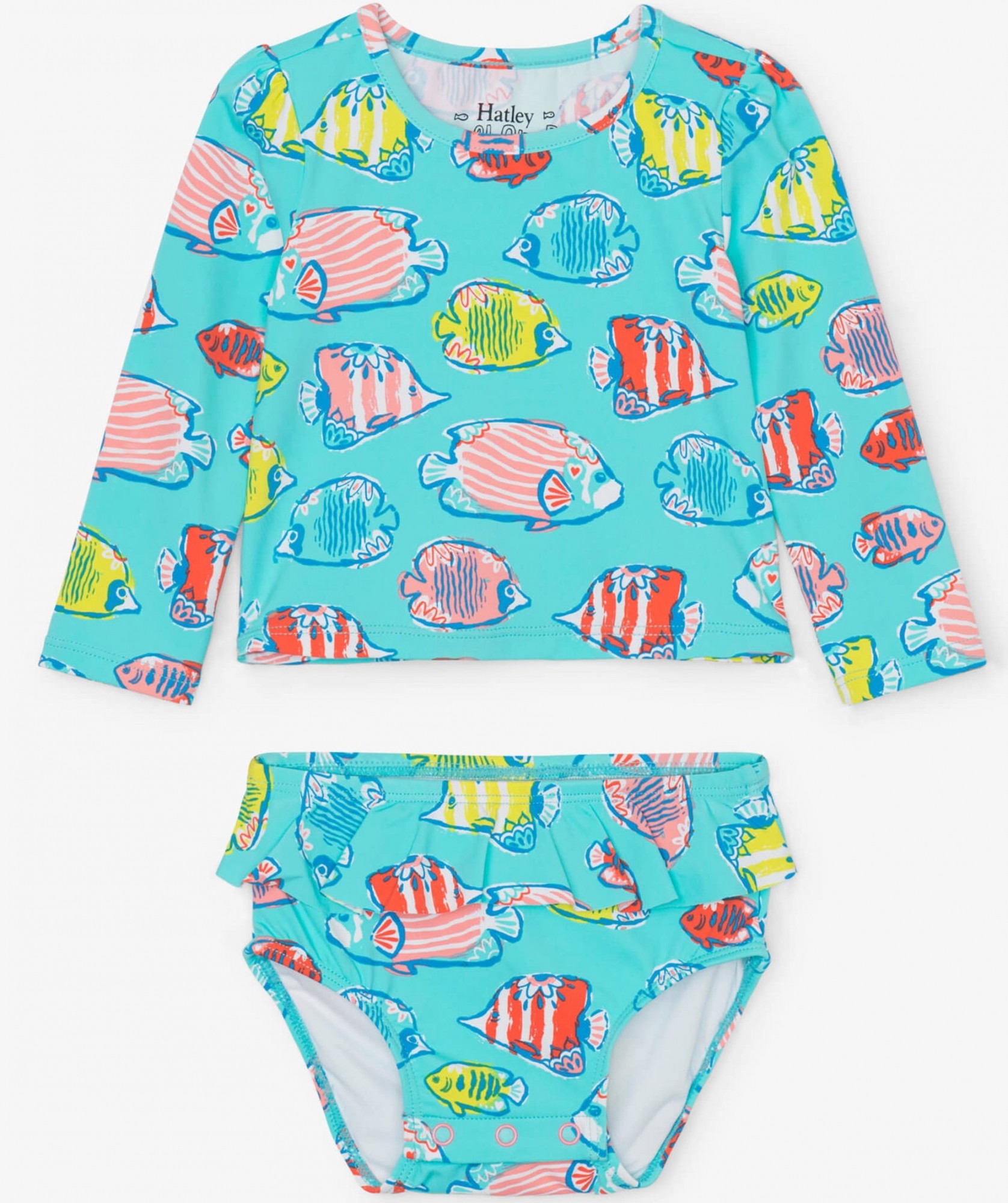 

Купальник роздільний Hatley Colourful Fishies 6m блакитний 69см (S20CFI1183)