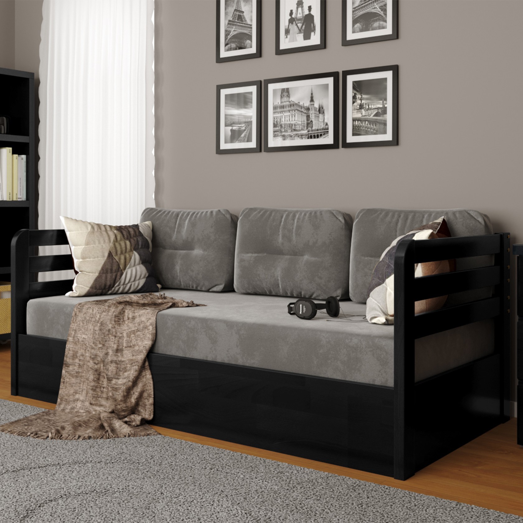 

Детская кровать Немо Люкс (Arbor Drev) Венге магия 90х200 см 71150_10