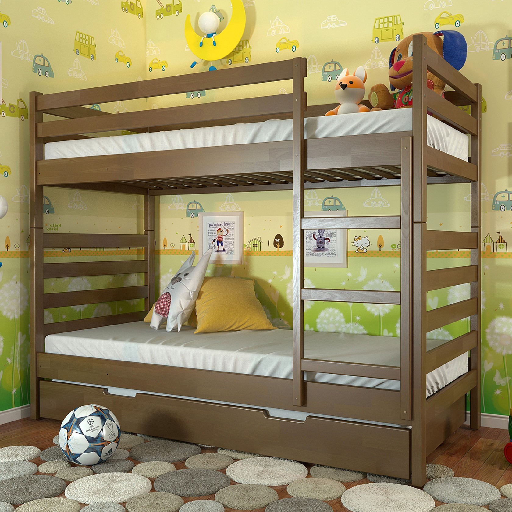 

Детская кровать Рио трансформер (Arbor Drev) Орех 90х200 см 71151_27