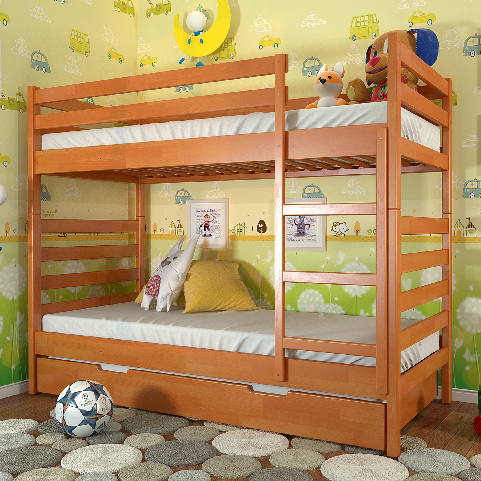 

Детская кровать Рио трансформер (Arbor Drev) Ольха 90х200 см 71151_8