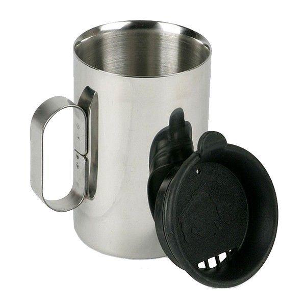 

Термокружка с крышкой Tatonka Thermo Delux 400, Silver/Black (TAT 4101.000)