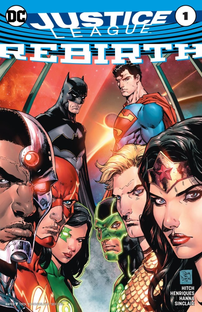 

Justice League Rebirth #1 Cover C Tony S Daniel Variant Cover