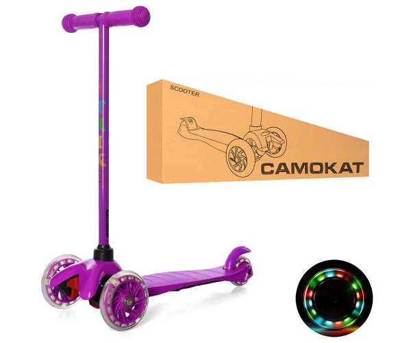 

Трехколесный самокат Itrike BB 3-013-5-V Фиолетовый