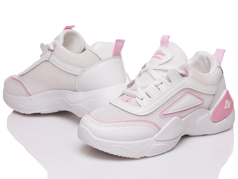 

Женские кроссовки деми Violeta 80-59 white-pink Белый С Розовым р.37 (24 см.)