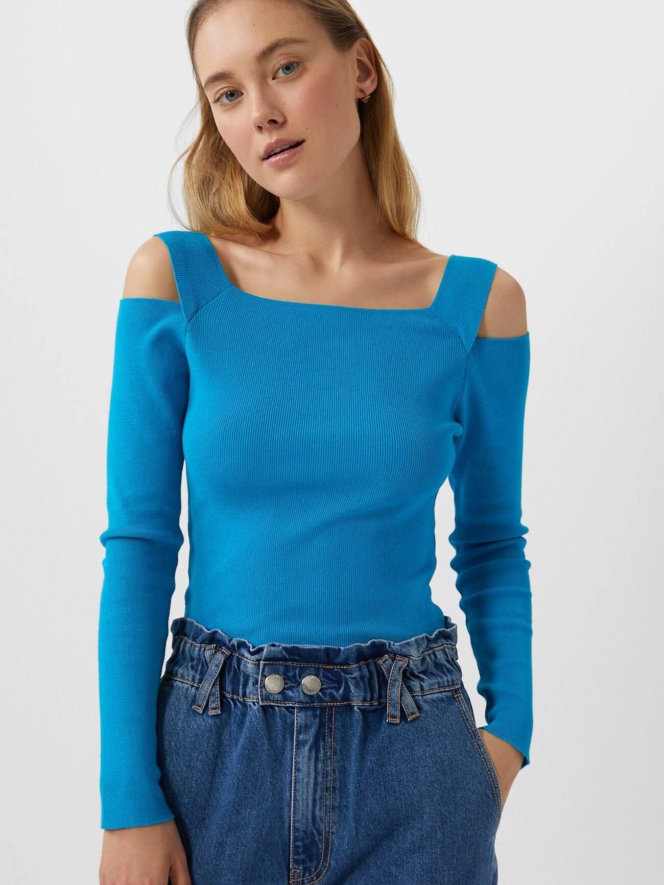

Топ Stradivarius 1611/061/050-ACUP S Голубой
