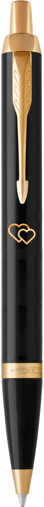 

Ручка шариковая Parker IM Black Сердечки (22 032_TR21)