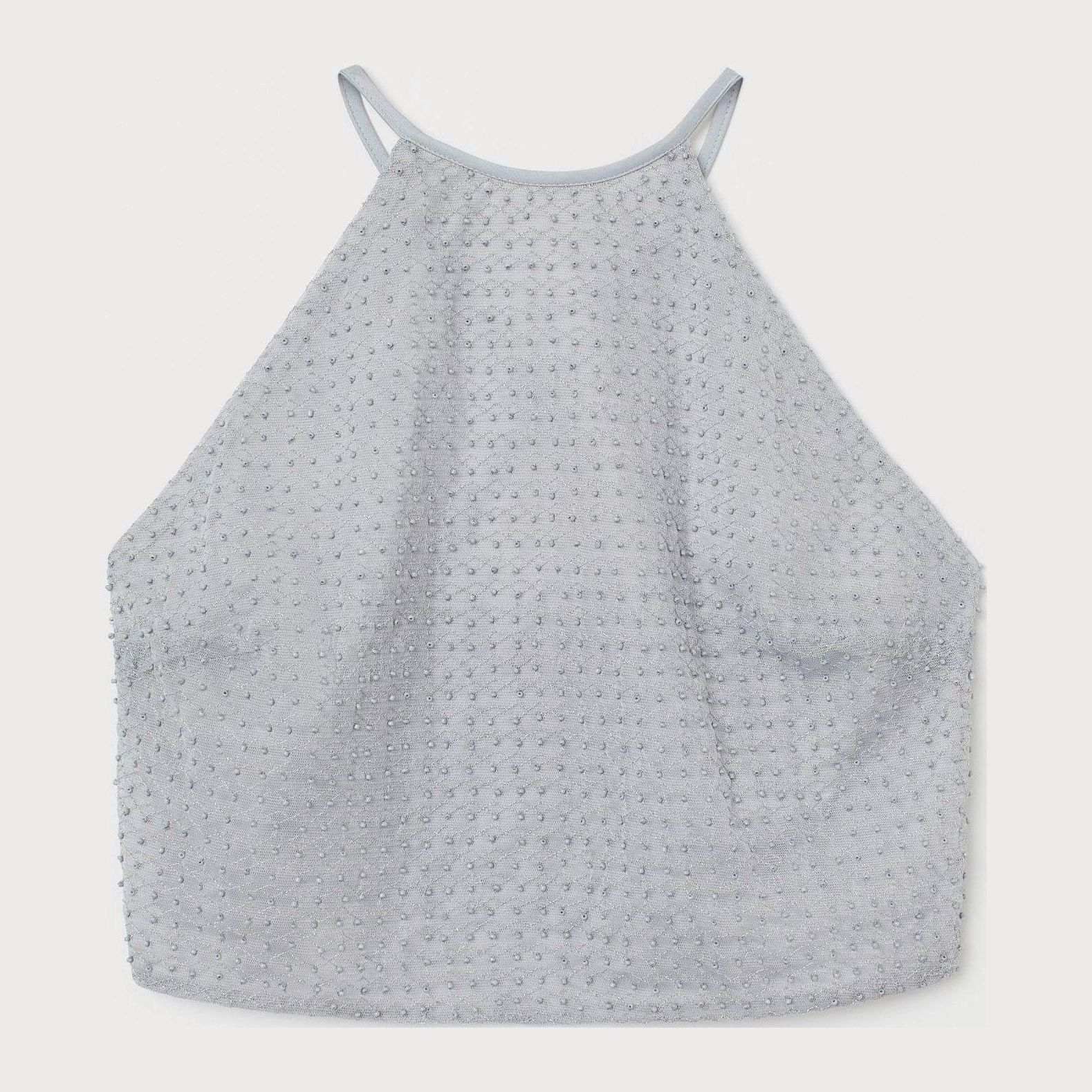 

Топ H&M 7415879-ACUP 42 Голубой