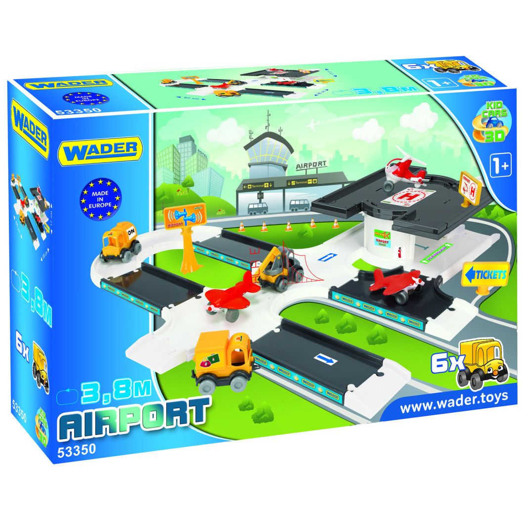 

Игровой набор Аэропорт с дорогой Kid Cars 3D Wader (53350)