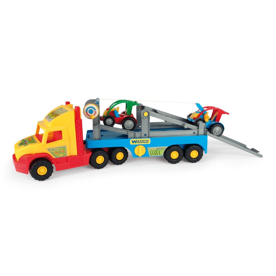 

Машинка игрушечная Грузовик с авто-багги Wader Super Truck (36630)