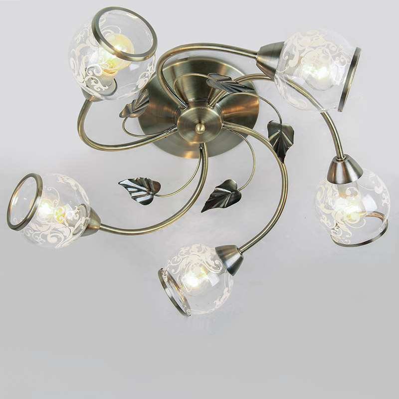 

Люстра стельова Light House ES-15978/5 бронза