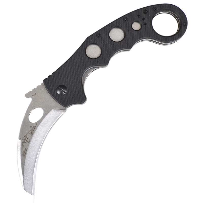 

Нож складной керамбит Emerson Super Karambit (длина: 20см, лезвие: 9см) silver, с шайбой emerson