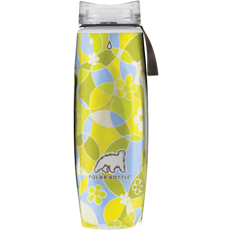 

Термобутылка Polar Bottle Ergo Graphic (650мл), circles&flowers