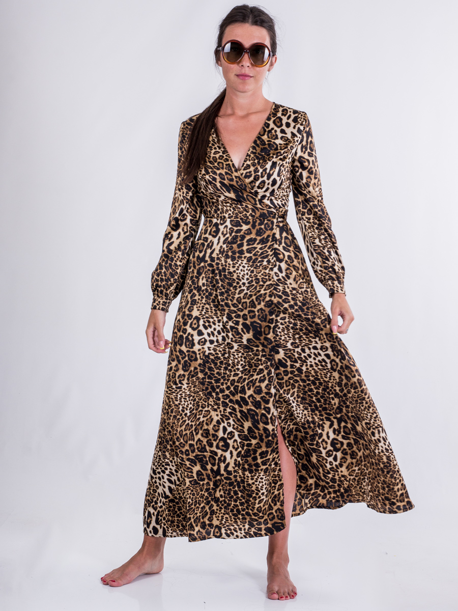 

Длинное платье Sistaglam RA-2941  Мультиколор, Длинное платье Sistaglam RA-2941 L Мультиколор