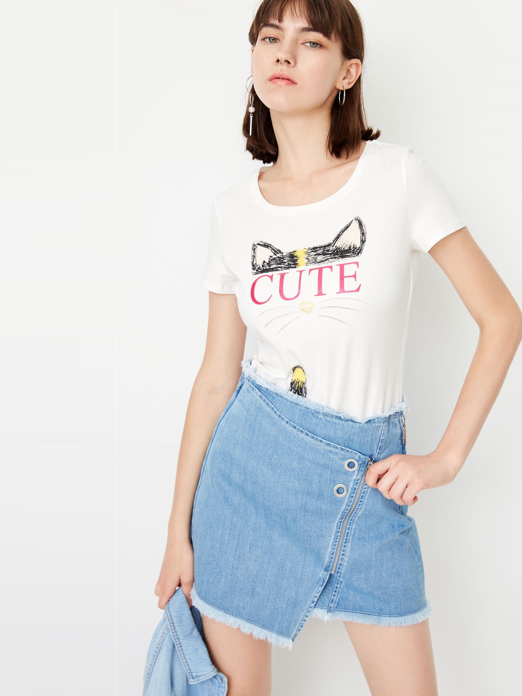 

Короткая юбка Only 117337503 XS Синий