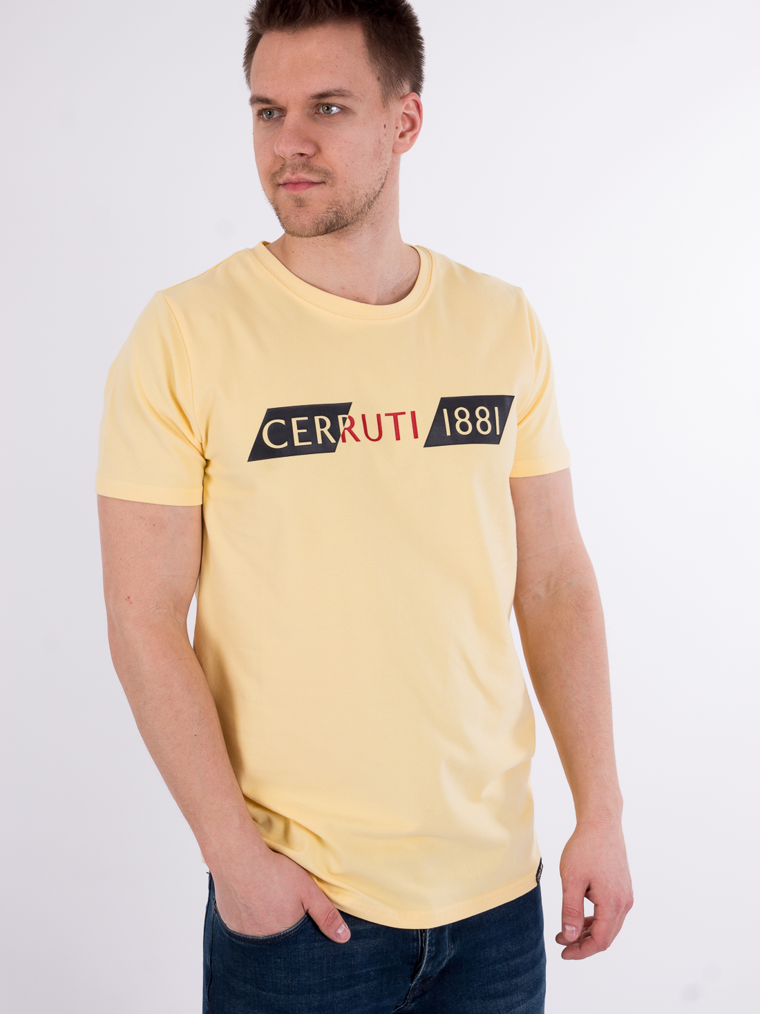 

Футболка Cerruti 1881 0372  Желтый, Футболка Cerruti 1881 0372 M Желтый