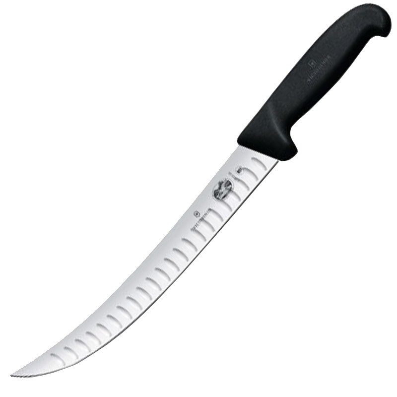 

Нож кухонный, бытовой Victorinox Fibrox Butcher (лезвие:250мм), черный 5.7223.25