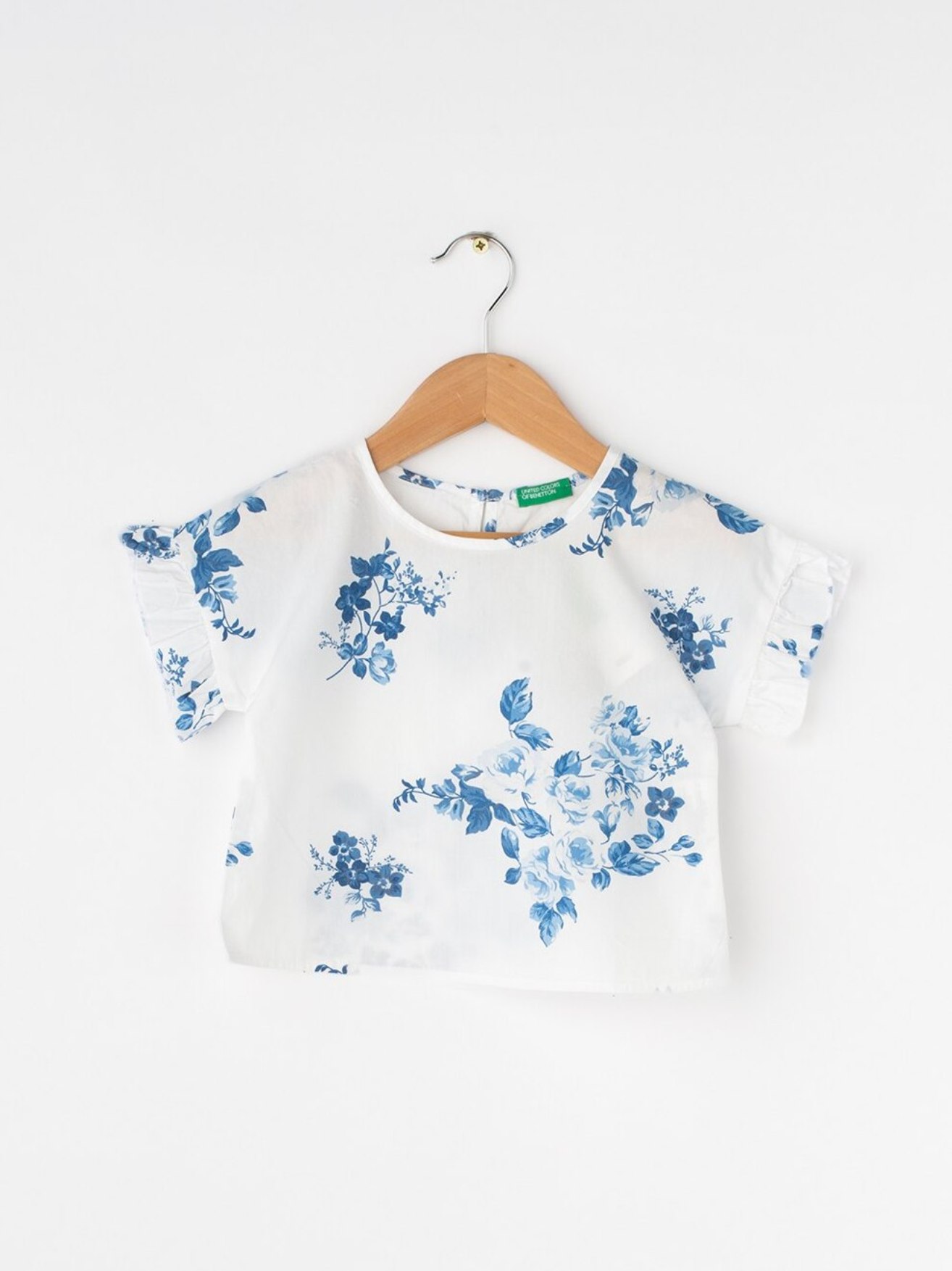 

Блуза Benetton 5CGE5QFH0 82 cm (8815882cm) Белый