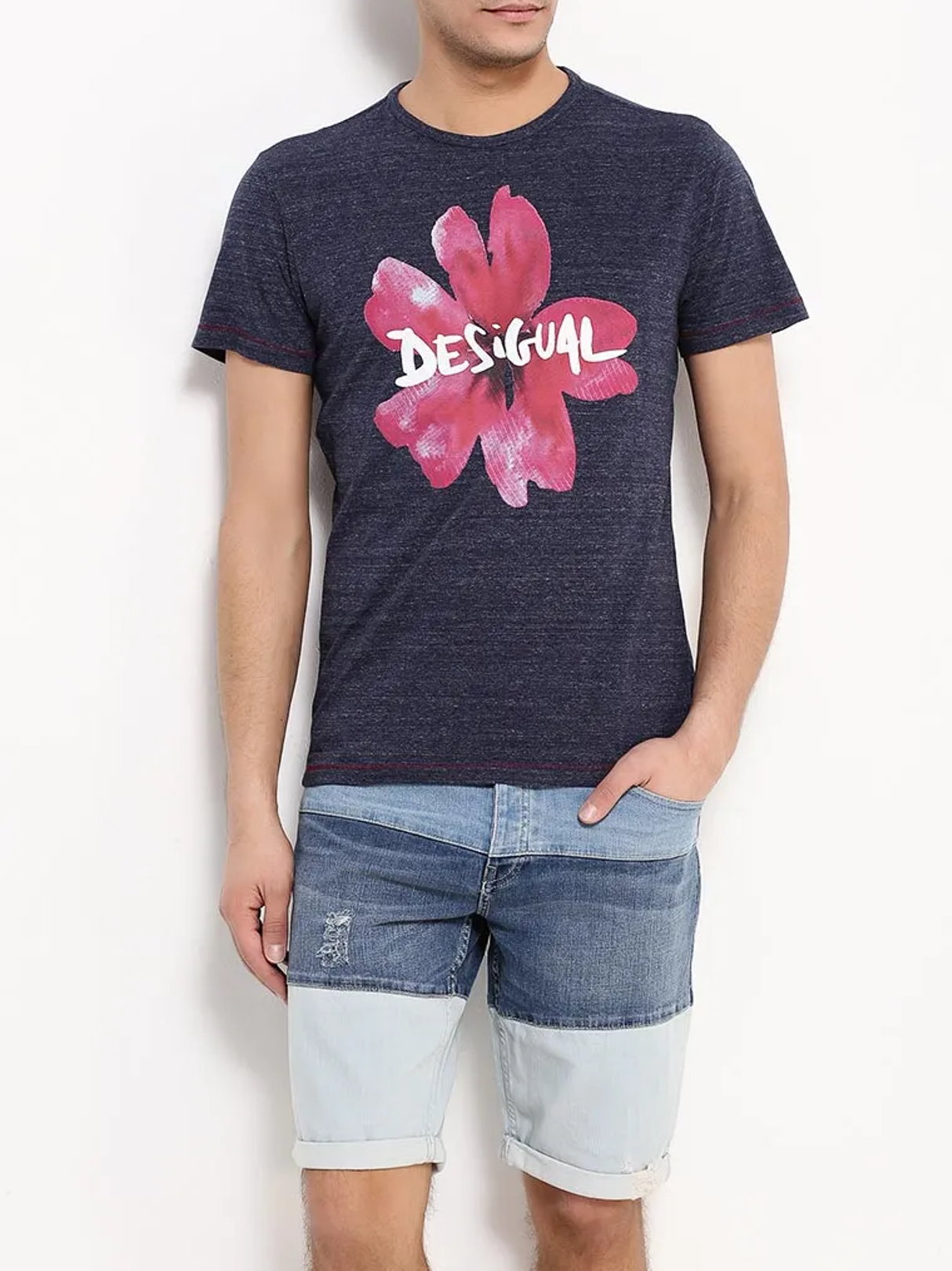 

Футболка Desigual 72T14F8  Синий, Футболка Desigual 72T14F8 S Синий