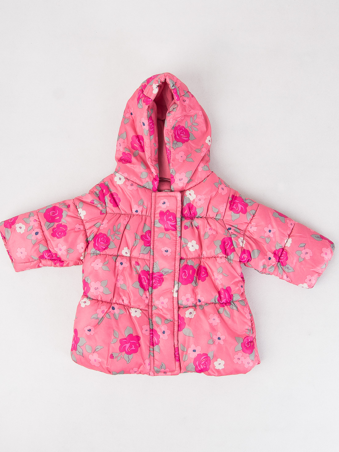 

Куртка в цветочный принт Benetton BEN160818-18 56 cm (4431756cm) Розовый