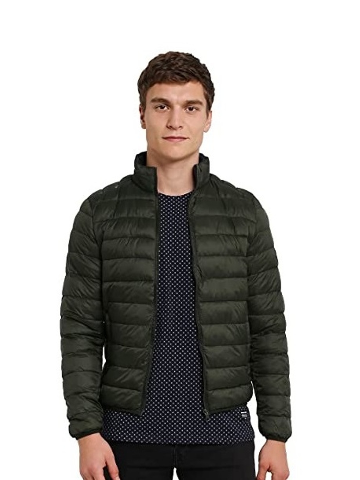 

Однотонная мужская куртка Solid 6179726  Болотный, Однотонная мужская куртка Solid 6179726 S Болотный