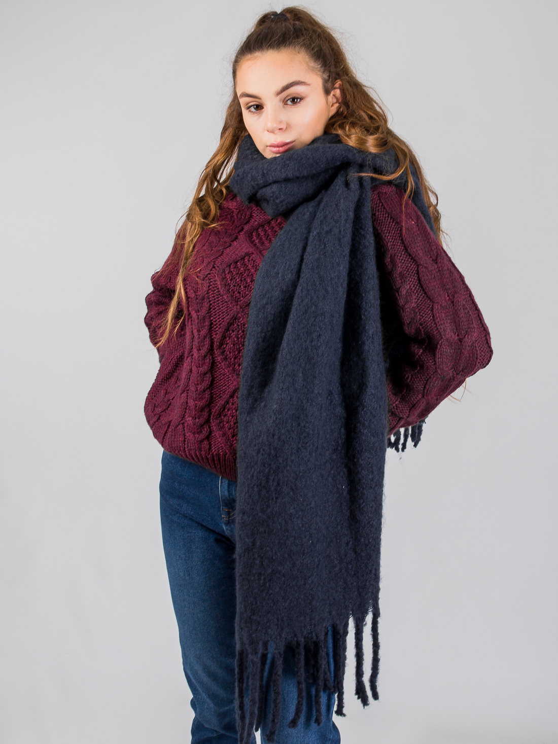 

Шарф Jennyfer 90rilm  Синий, Шарф Jennyfer 90rilm One size Синий