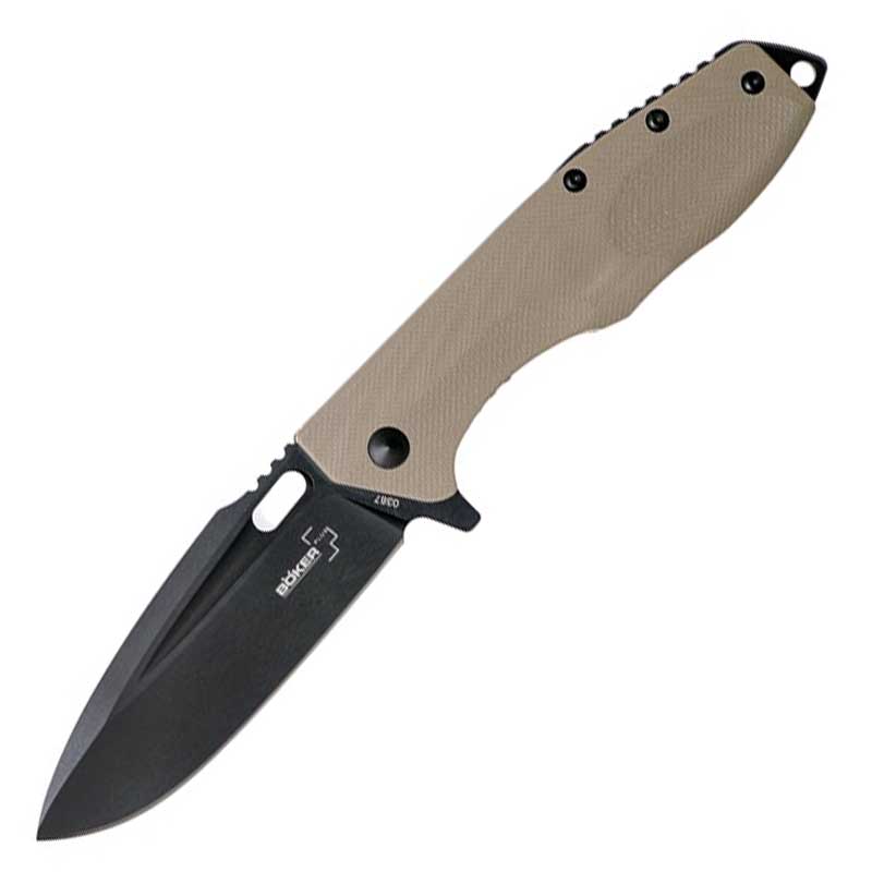 

Нож складной Boker Plus Caracal Tactical (длина: 213мм, лезвие: 87мм, черное), коричневый