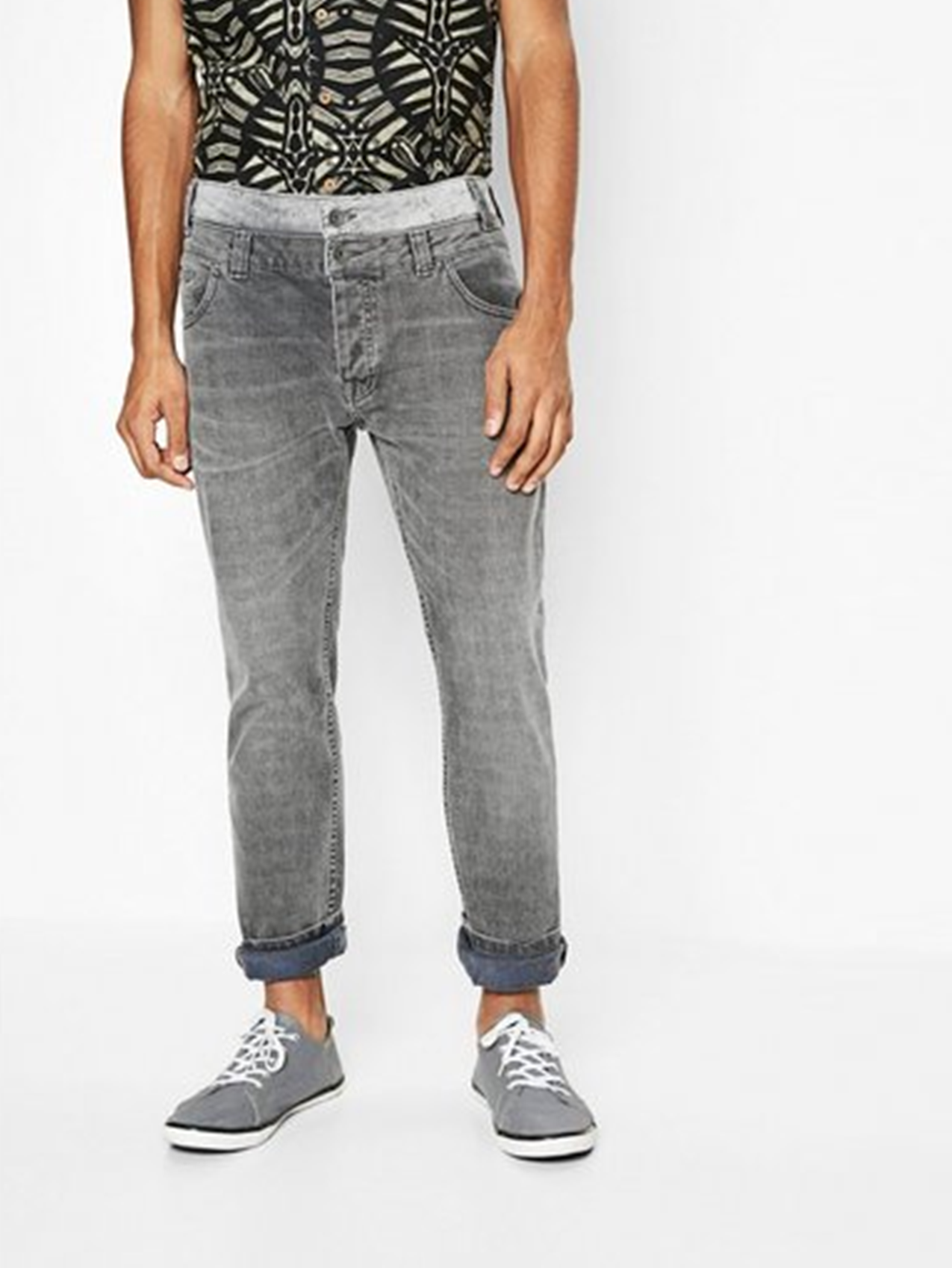 

Джинсы Desigual 72P16B7  Серый, Джинсы Desigual 72P16B7 XL Серый