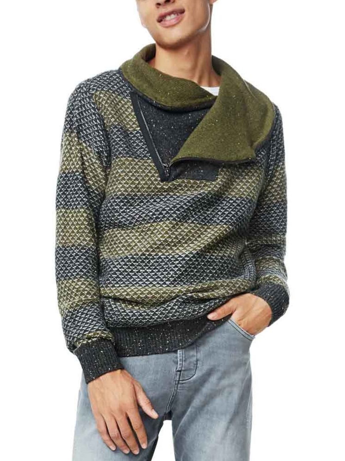 

Свитер Desigual 17WMJF05  Зеленый, Свитер Desigual 17WMJF05 S Зеленый