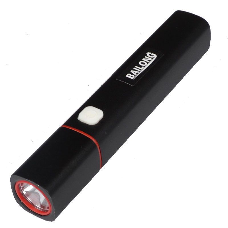

2 в 1 - Фонарь + Power bank Bailong BL-M01 (Cree XPE, 1 режим, 1x18650)
