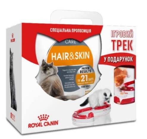 

Сухой корм Royal Canin Hair Skin Care 4кг Игровой Трек в подарок