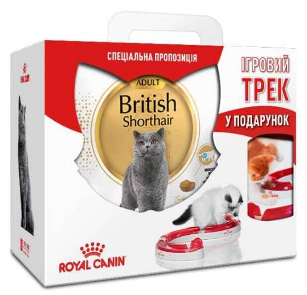 

Сухой корм Royal Canin British Shorthair 4кг Игровой Трек в подарок