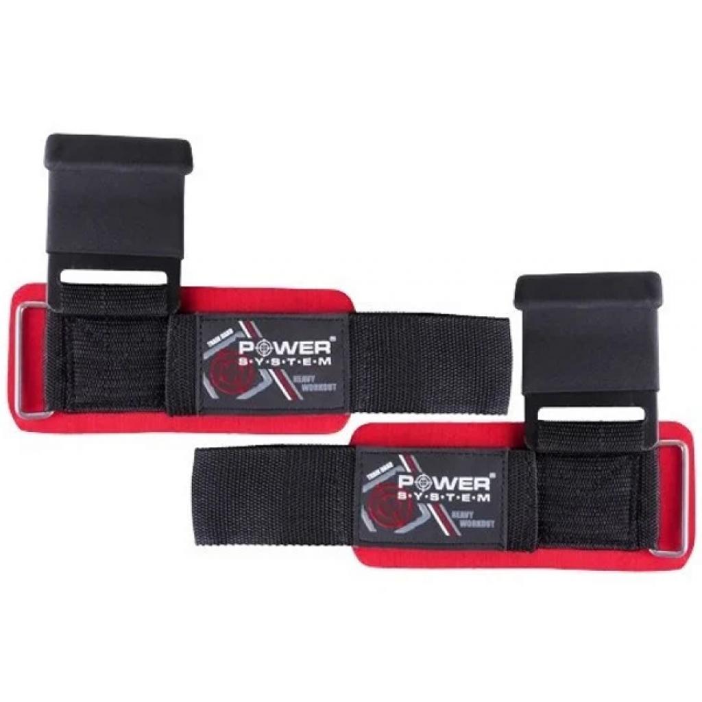 

Крюки для тяги на запястья Power System Hardcore Hooks PS-3310 Black/Red (PS-3310_Black-Red)