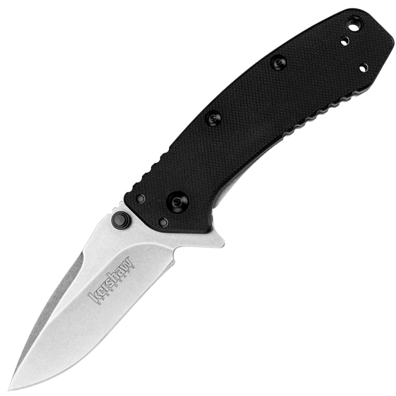 

Нож складной Kershaw Cryo G10 (длина: 165мм, лезвие: 70мм), черный