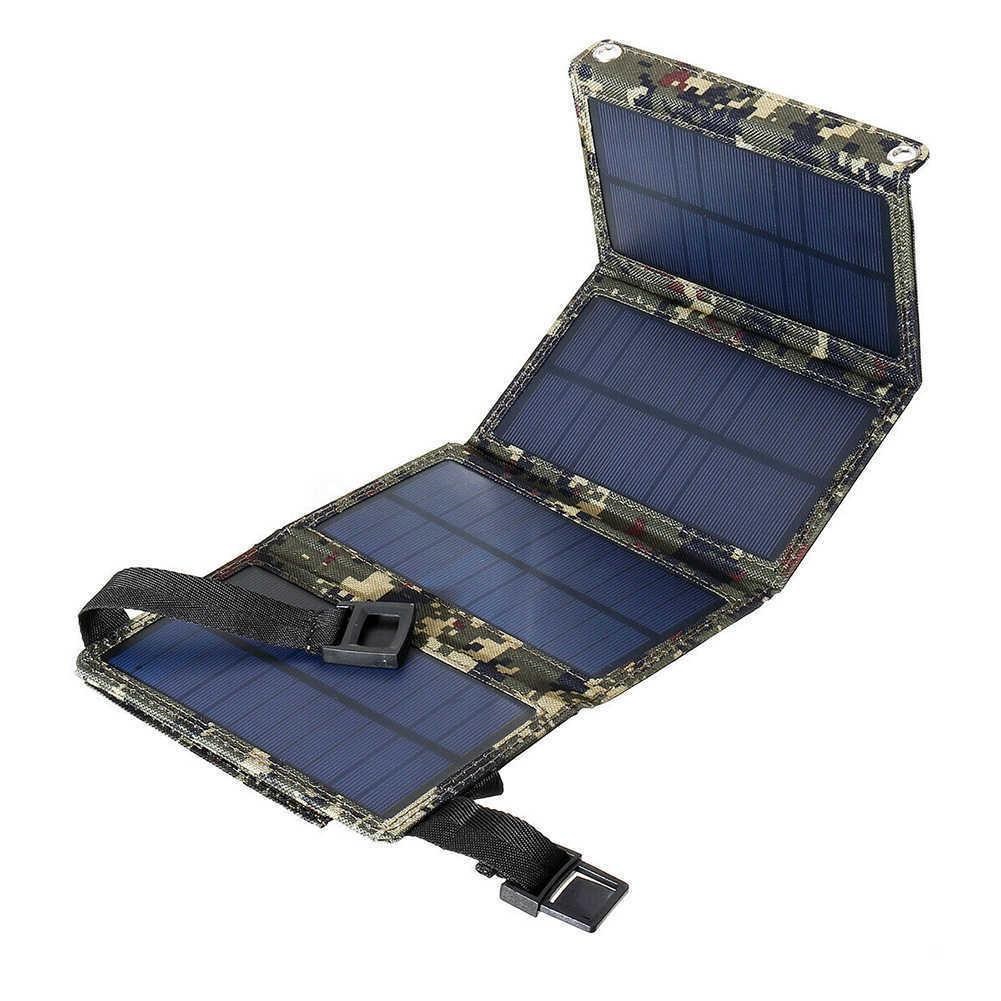

Солнечная панель водозащитная зарядное устройство Foldable 20W на 1 USB выход 5V 2А (acf_10028)