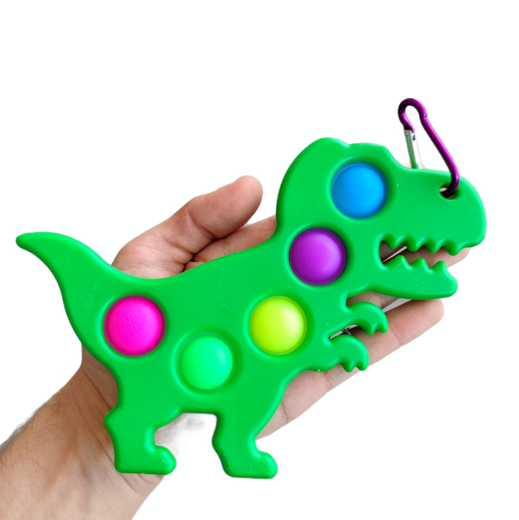 

Сенсорная игрушка Большой Динозавр 16 см Simple Dimple поп ит антистресс симпл димпл pop it 142.12.47