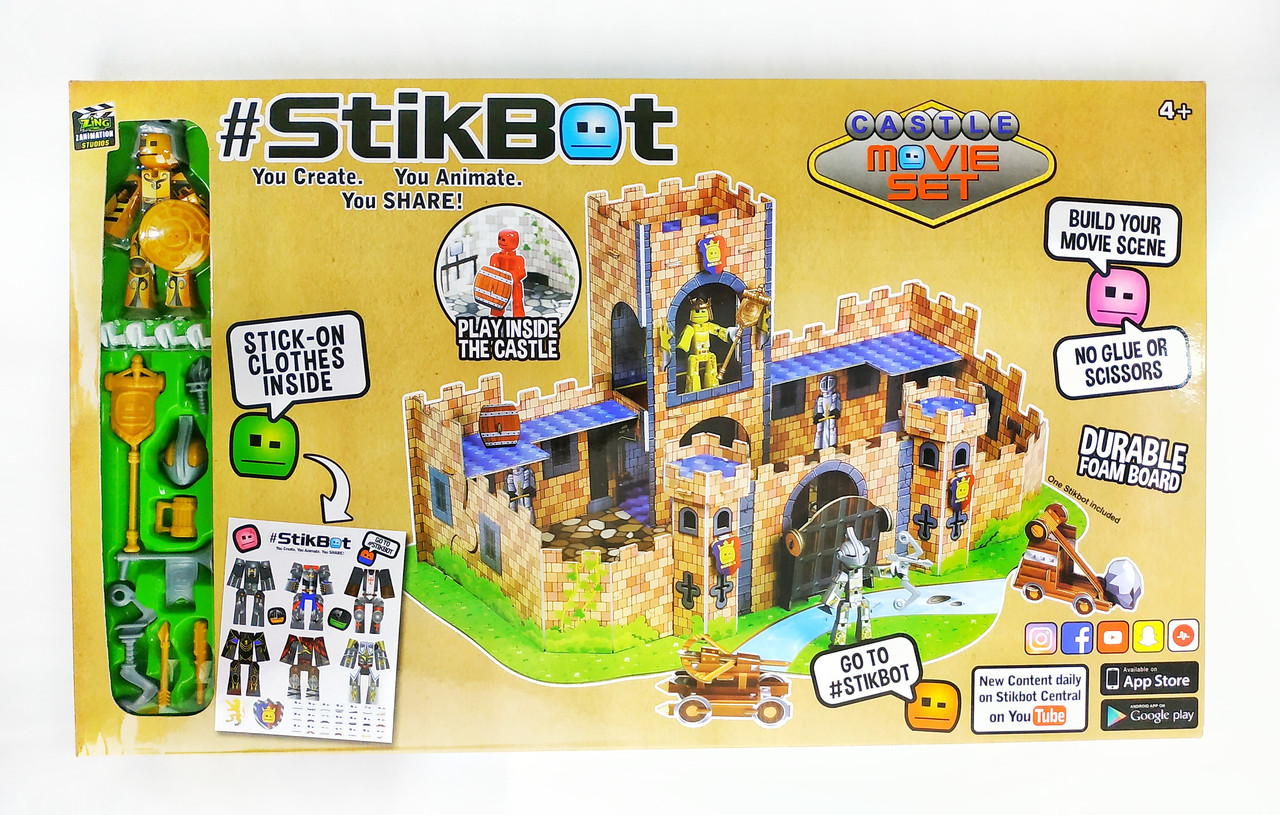 

Набор фигурок для анимационного творчества StikBot Замок/ крепость CASTLE Movie set 2120
