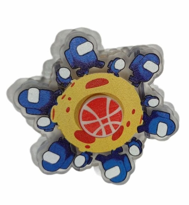 

Игрушка анимационный фиджет-спинер Spinner 3D Амонг Ас-2 из Тик-Тока