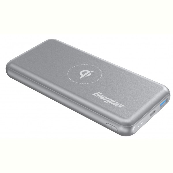 

Портативное зарядное устройство Energizer QE10007PQ-10000mAh Qi wireless TYPE-C PD Gray