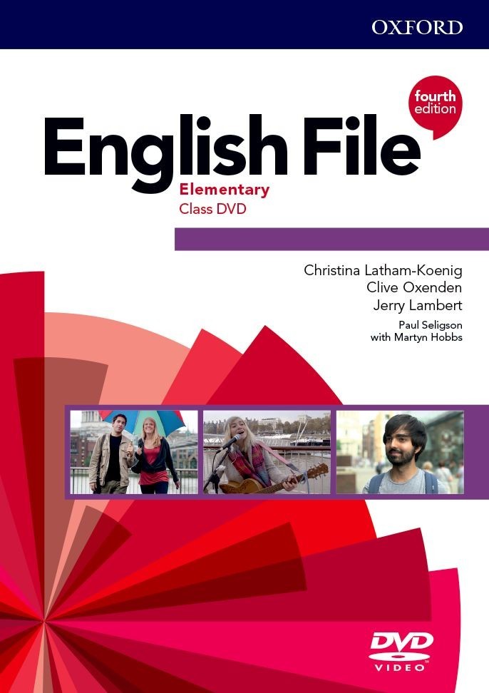 

English File 4th Edition Level Elementary: Class DVDs - Christina Latham-Koenig, Clive Oxenden, Jerry Lambert, Paul Seligson, Martyn Hobbs - 9780194031363