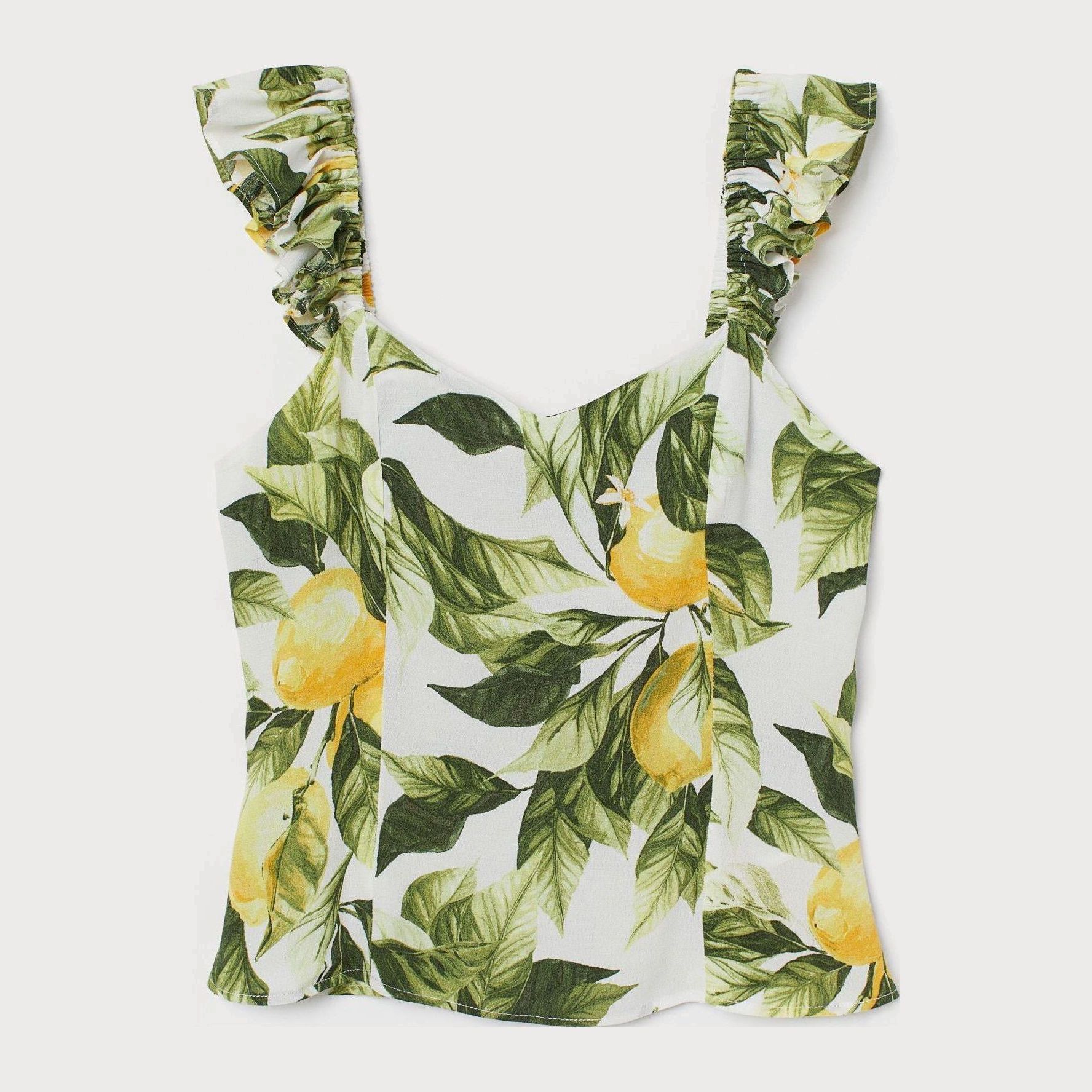 

Топ H&M 8502591-AAPB 44 Белый