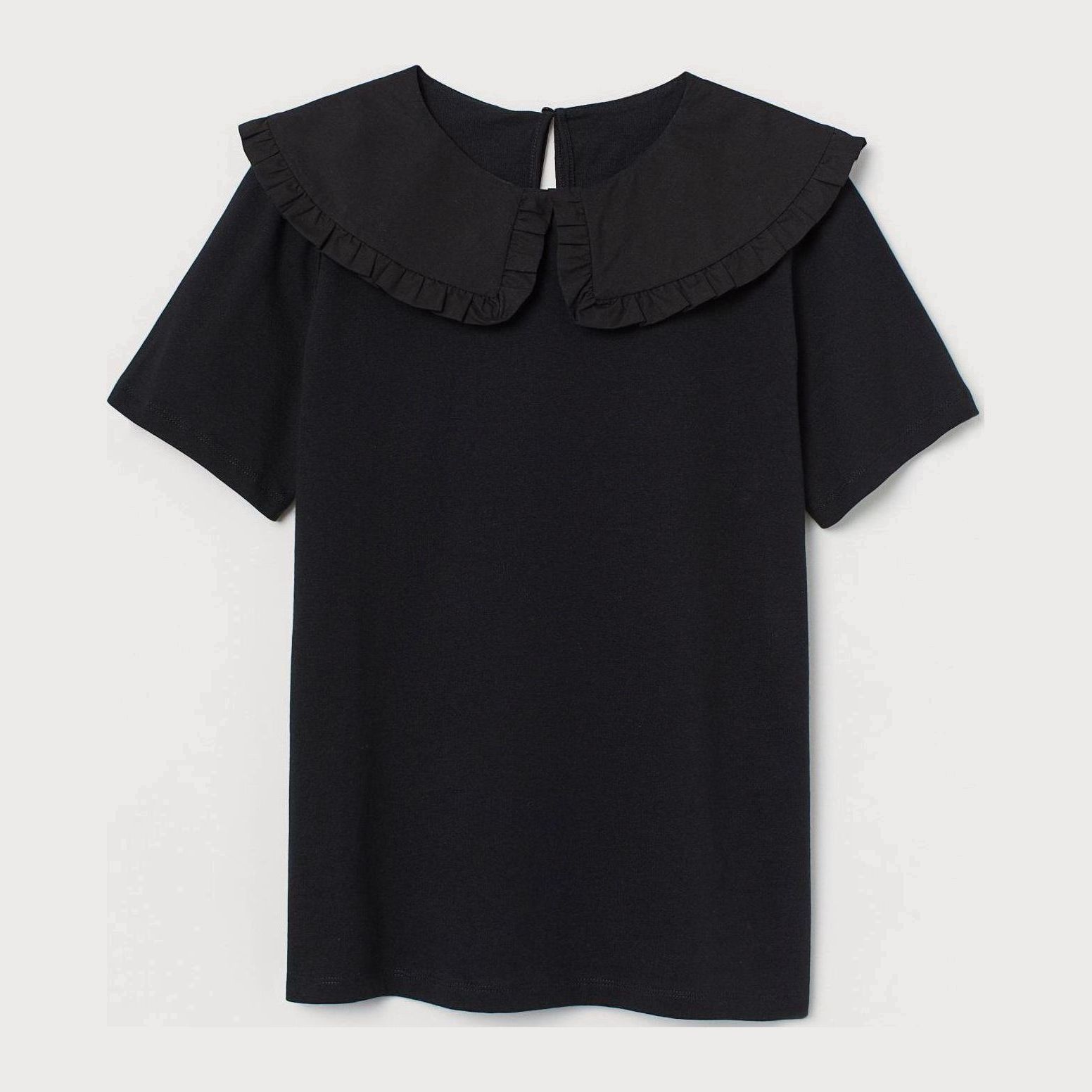 

Футболка H&M 8838862-AAAD S Черная