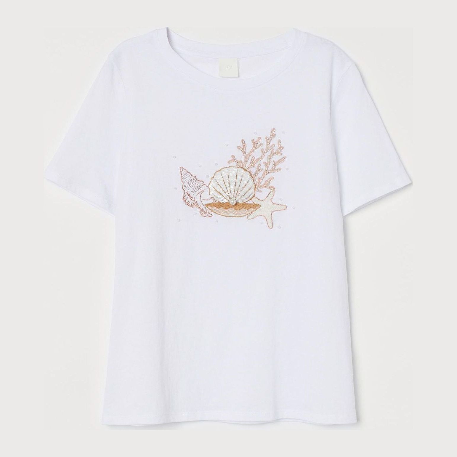 

Футболка H&M 8412601-ACTS M Белая