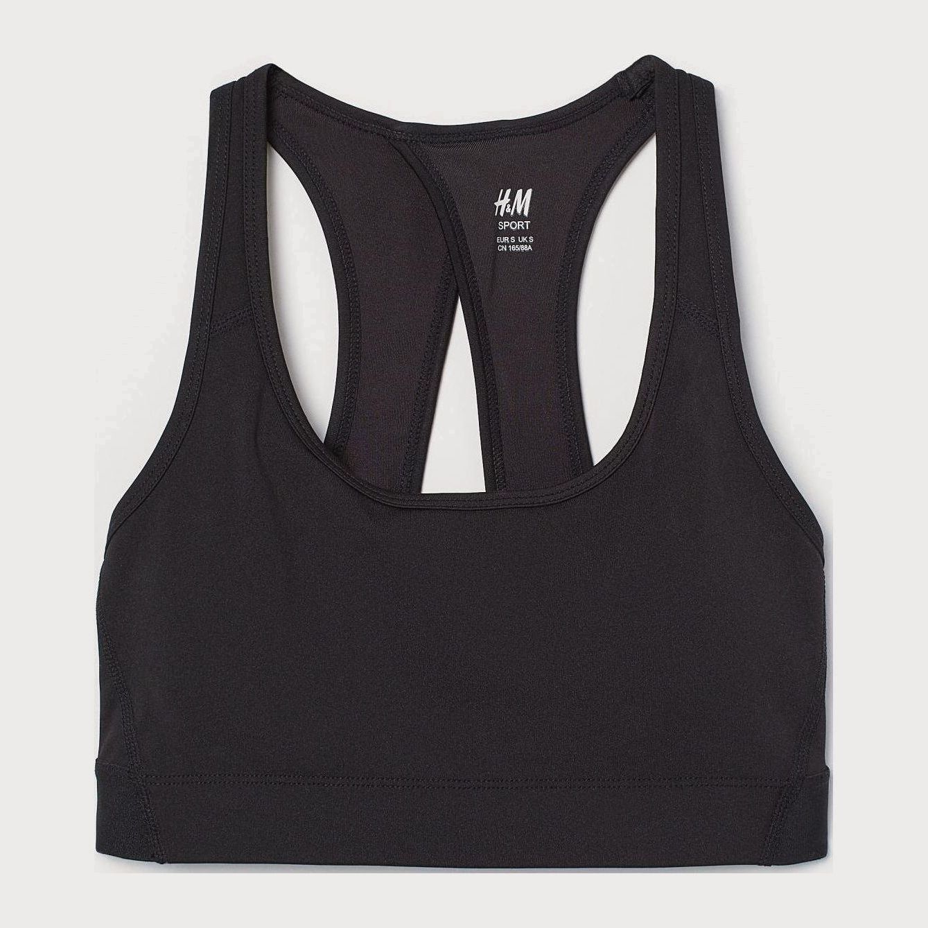 

Спортивный топ H&M 7542382-AAAD L Черный